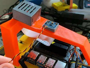 donkeycar gy-521 giroscópio e acelerômetro de suporte 3d print model - Mito3D