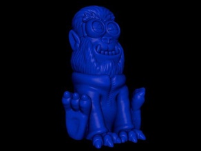 minion Werwolf easy print-Unterstützung nicht despicable me Abbildung halloween Modell Skulptur supportless 3d print model - Mito3D