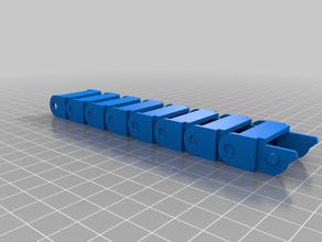 my customized drag chain mounts 3d print model - Mito3D
