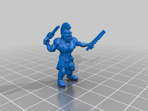 fallout rpg - césar de la legión legionaire los heros en miniatura 3d print model - Mito3D