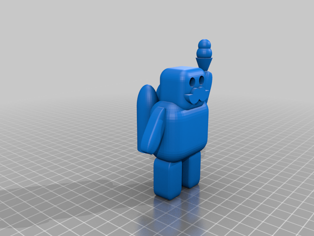 bıyıklı adam model robot 3D print model - Mito3D