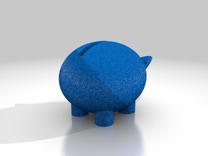 small piggy bank 3d print model - Mito3D