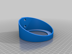 blue painters tape wall mount 3d print model - Mito3D