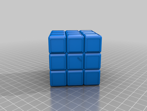 3x3 cubo de rubik modelo rubiks rubikscube cube rubix 3d print model - Mito3D