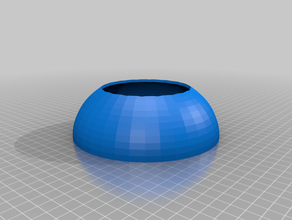 Lampe dome-großes Loch 3d print model - Mito3D