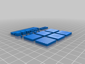 hole grid pegboard peg generator 3d print model - Mito3D