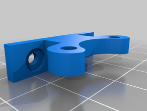 bl toque montado na traseira bltouch de montagem 3d print model - Mito3D