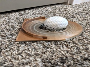 mettre la pratique de coupe golf putter 3d print model - Mito3D