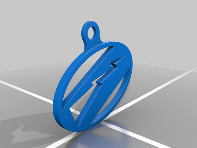 Yıldırım Anahtarlık 3D print model - Mito3D