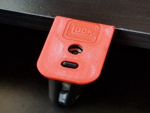 hemos serie g mag logotipo de la placa base airsoft glock arma fuego revista nos 17 23 3d print model - Mito3D