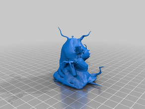 beast chaos 40k Ungeheuer warhammer 3d print model - Mito3D