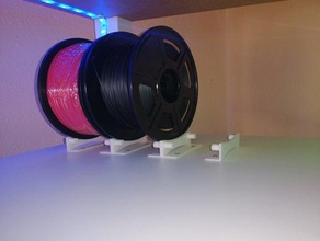 einfacher filament-spulen halter filament spool holder 3d print model - Mito3D