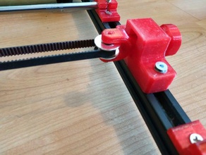 anet a8 plus y belt tensioner sexy tension 3d print model - Mito3D