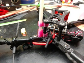 6mm standoff flip stick mount drone drop racing fpv kwad box laser light s tinysleds transtec 3d print model - Mito3D