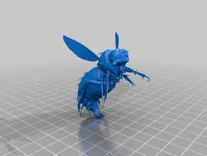 nurgle bloatfly chaos 3d print model - Mito3D
