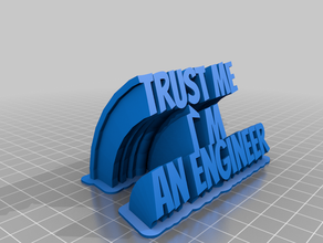 trust me customized 3d print model - Mito3D