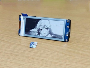 shihen arduino e-mürekkep epaper esp8266 kicad openscad 3d print model - Mito3D