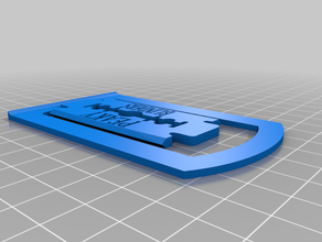 peaky blinders razor bookmark book bookmarker bookmarks 3d print model - Mito3D