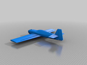acro rc airplane aereo acrobatico aeroplano di 3d print model - Mito3D