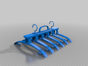 organic hanger set modeling 3d print model - Mito3D