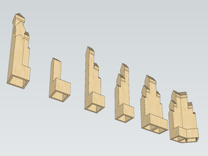 remates estilo winterfell para exin castillos 3d print model - Mito3D