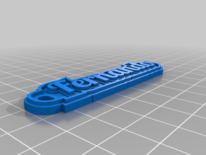 fernando personalizado 3d print model - Mito3D