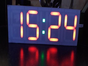 digital clock 3d print model - Mito3D