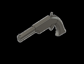 volcanic pistol gun old western wild west 3d print model - Mito3D