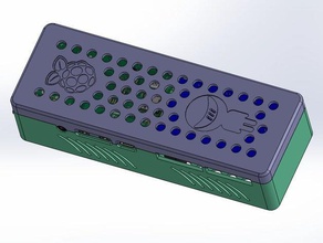 octoserver habitação 4 canais de retransmissão polvos raspberry pi caso relé da placa montagem sainsmart raspbery 3d print model - Mito3D