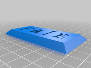 d&d fate chip 3d print model - Mito3D
