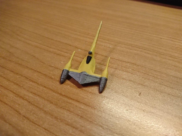 naboo starfighter n1 x-wing miniature fighter vaisseau spatial de star wars xwing miniatures x wing 3D print model - Mito3D