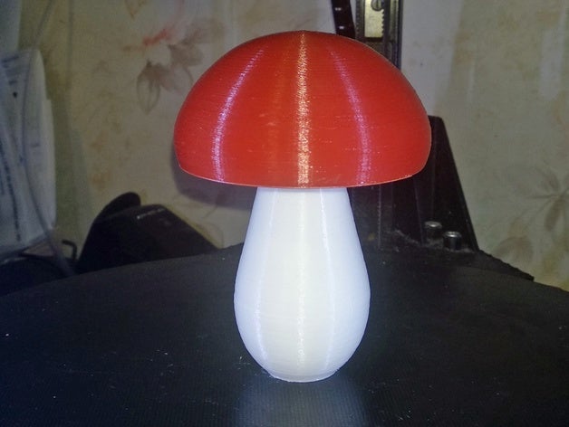 il fungo 3D print model - Mito3D