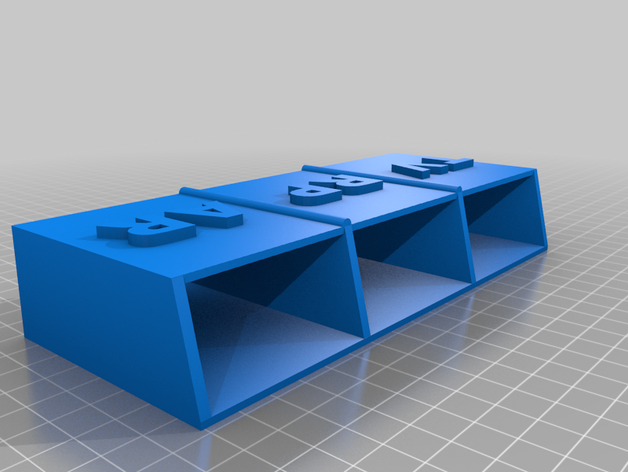 suporte controles 3D print model - Mito3D