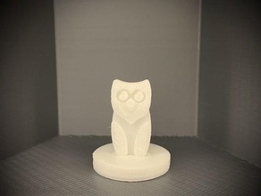 simple mini d&d owl dd dnd miniature dungeons dragons easy print fast miniatures tabletop gaming 3d print model - Mito3D