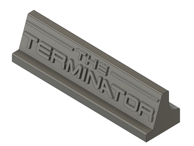 terminator de la plaque 3D print model - Mito3D