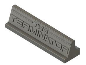 terminator-Plakette terminator 3d print model - Mito3D