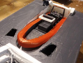 uscg cutterboat oth a guarda costeira cortador rcboat rc barco 3d print model - Mito3D
