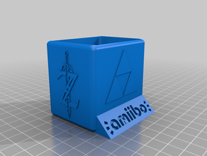 amiibo scatola di carta - zelda a tema box card titolare la leggenda nfc nintendo interruttore 3d print model - Mito3D