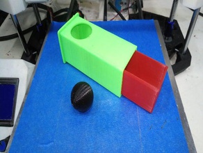jeux enfants bo te permanência avec tiroir et balle bola boite a caixa o menino bricoloup enfant jeu 3d print model - Mito3D