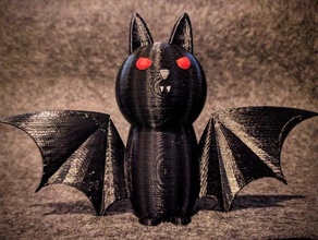 bat figure animal toy halloween decoration vampire 3d print model - Mito3D