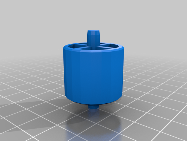 tape dispenser axle 3D print model - Mito3D