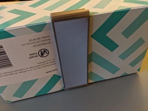 kleenex caja de pañuelos titular 3m comando tiras papel tejido soporte 3d print model - Mito3D