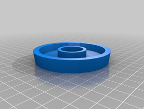 spool bearing plug 72 diameter customized 3d print model - Mito3D