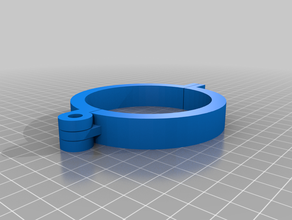3in clamp customized 3d print model - Mito3D