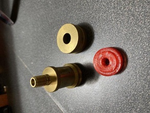 silca presta chuck rubber cycling valve 3d print model - Mito3D