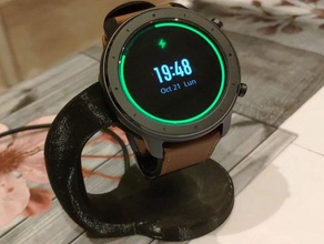 stand gtr amazfit charger watch 3d print model - Mito3D