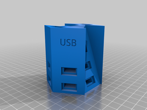 usb-stick tower holder usb stick 3d print model - Mito3D
