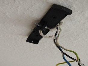 lampmount hock adaptör d122 bağdaştırıcı lamba monte edin 3d print model - Mito3D