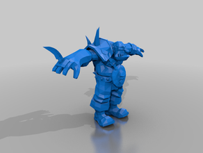 g n'thorg - t-model bloodbowl orco 3d print model - Mito3D