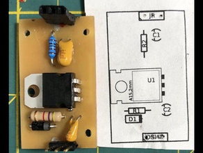jr dsmx module de circuit bricolage carte imprimé frsky radio contrôle spektrum taranis 3d print model - Mito3D